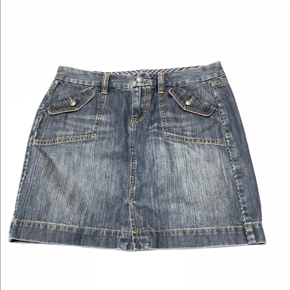 Tommy Hilfiger denim jean mini skirt pockets